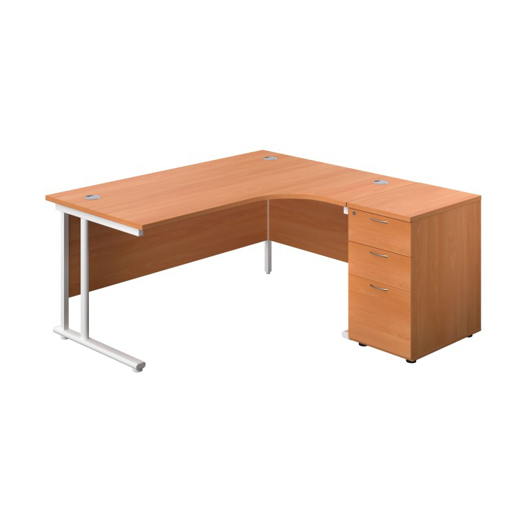 Express Curved Cantilever Desk Package | Gazelle Office Furniture